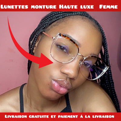 Lunette cadre haut luxe femme